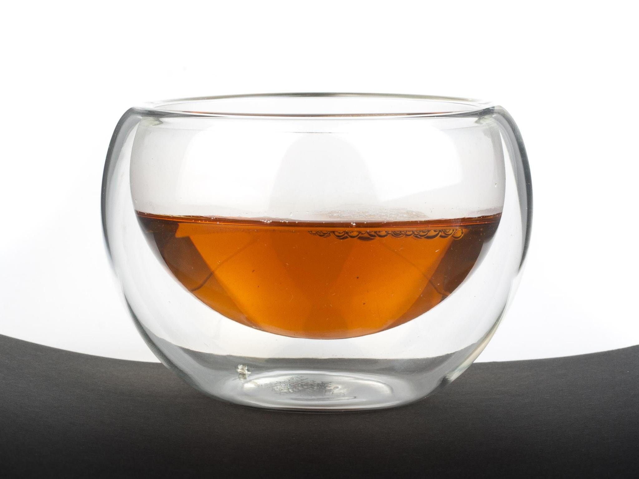 Double Wall Glass Tea Bowl – Living Tea